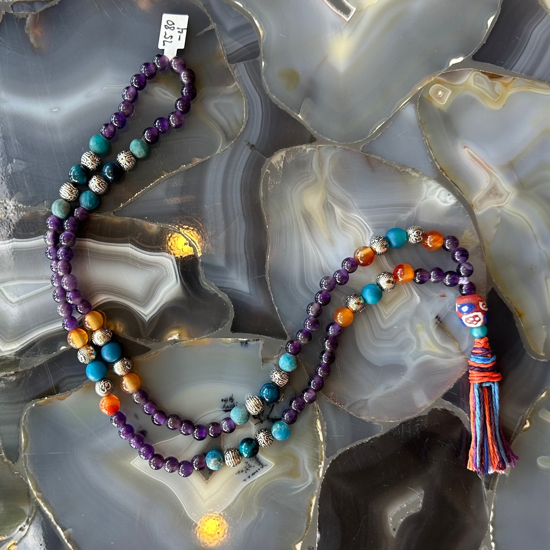 Amethyst Mala with Mixed Stone Beads | Jewelry | Wiccan Center