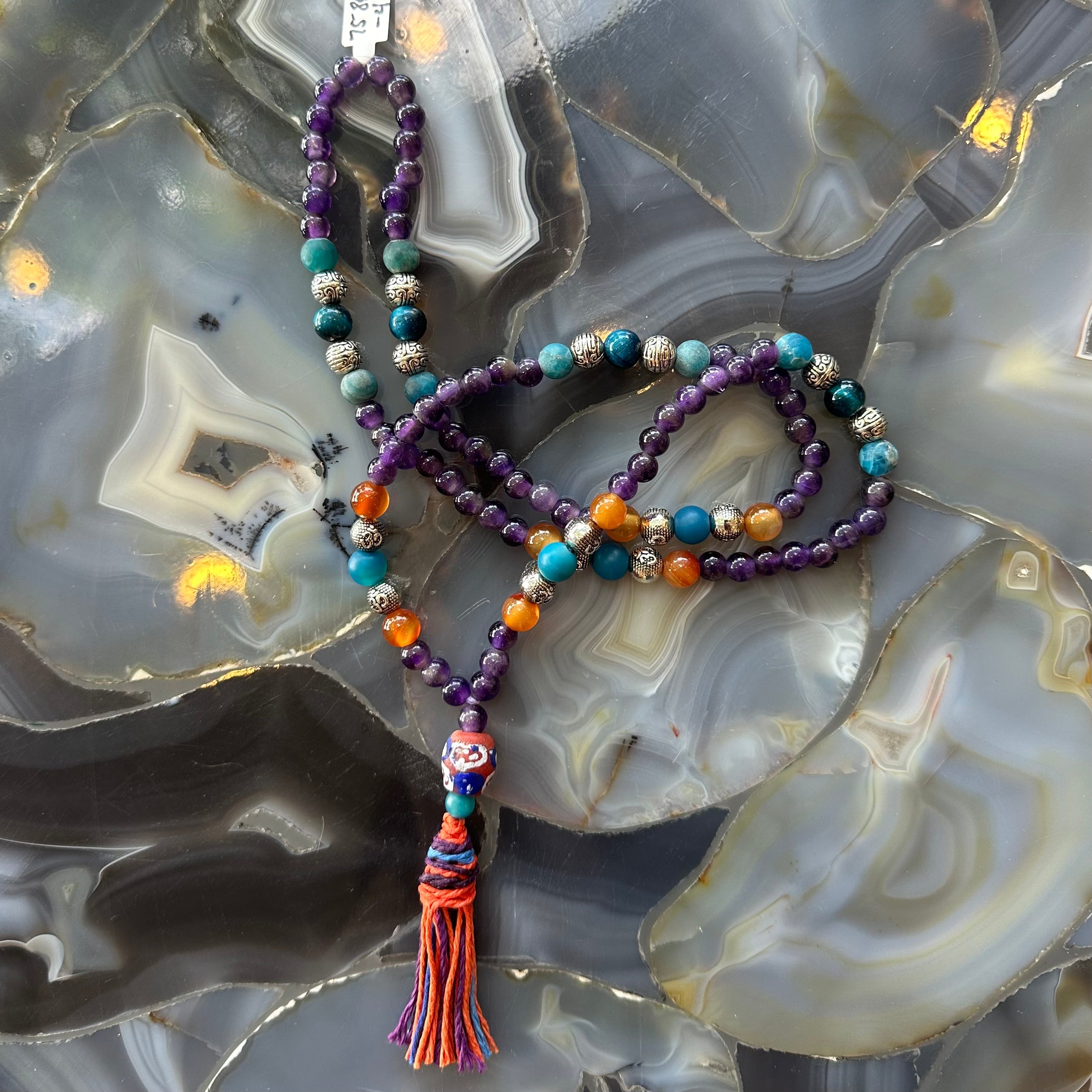 Amethyst Mala with Mixed Stone Beads | Jewelry | Wiccan Center