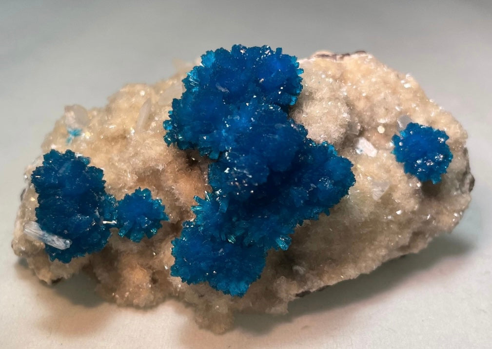 Cavansite with Stilbite on Matrix from Pune, Maharashtra, India | Minerals | Wiccan Center