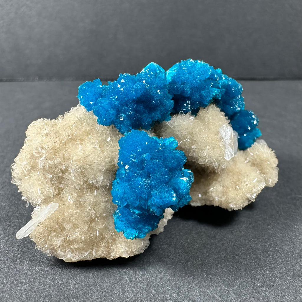 Cavansite with Stilbite on Matrix from Pune, Maharashtra, India | Minerals | Wiccan Center