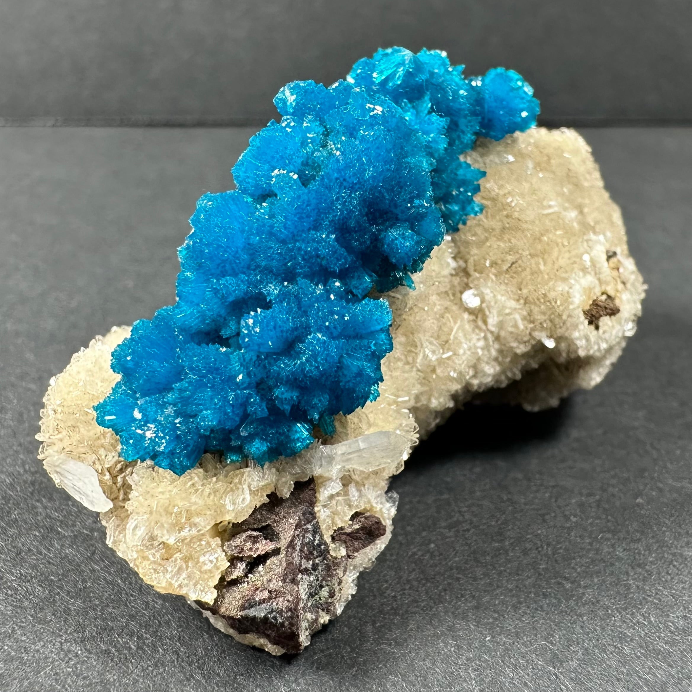 Cavansite with Stilbite on Matrix from Pune, Maharashtra, India | Minerals | Wiccan Center