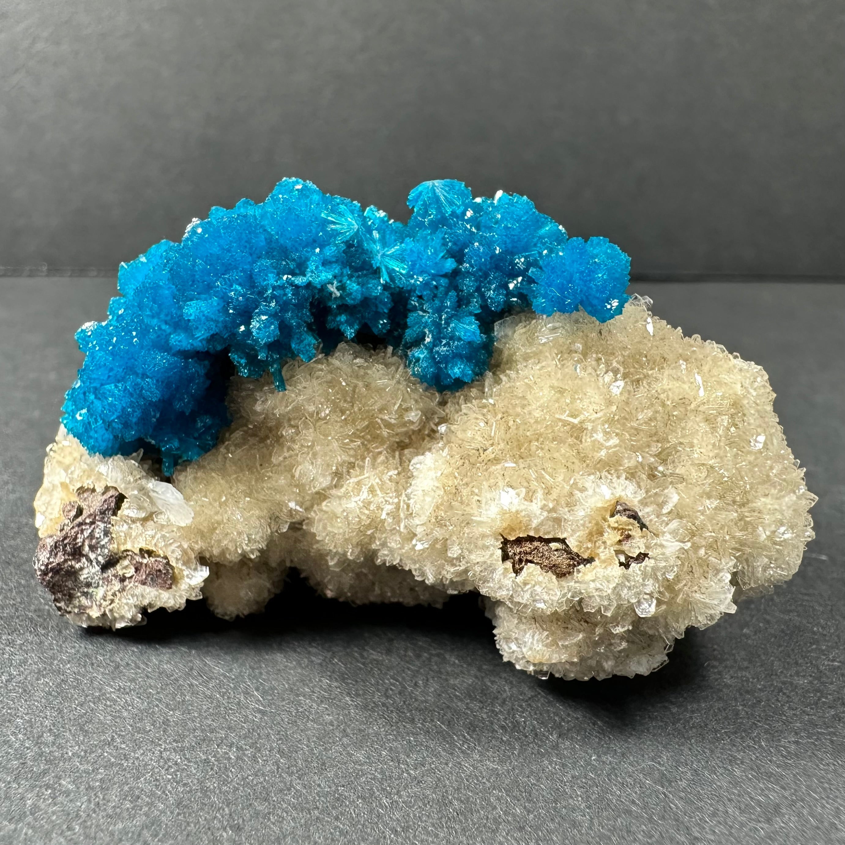 Cavansite with Stilbite on Matrix from Pune, Maharashtra, India | Minerals | Wiccan Center