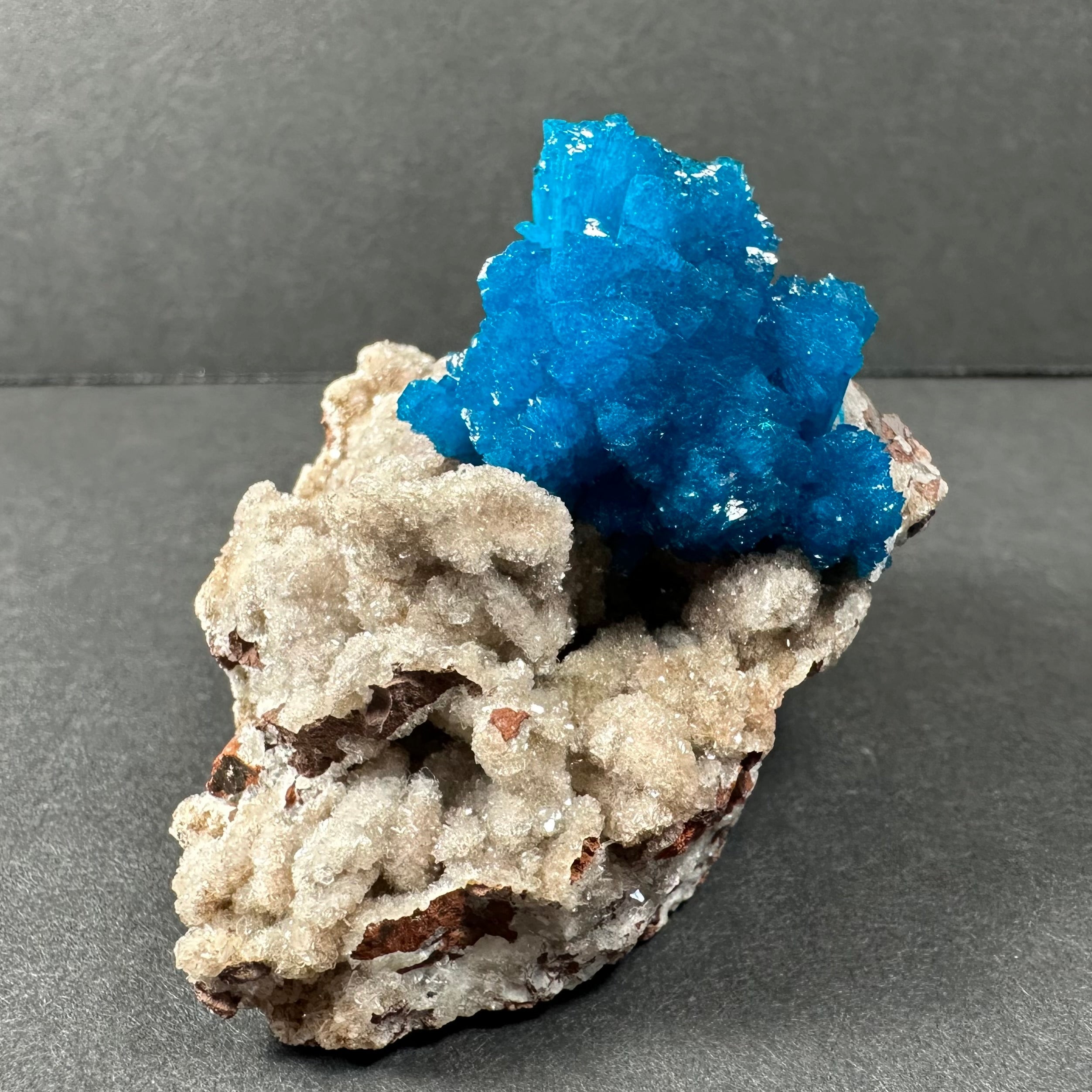 Cavansite with Stilbite on Matrix from Pune, Maharashtra, India | Minerals | Wiccan Center