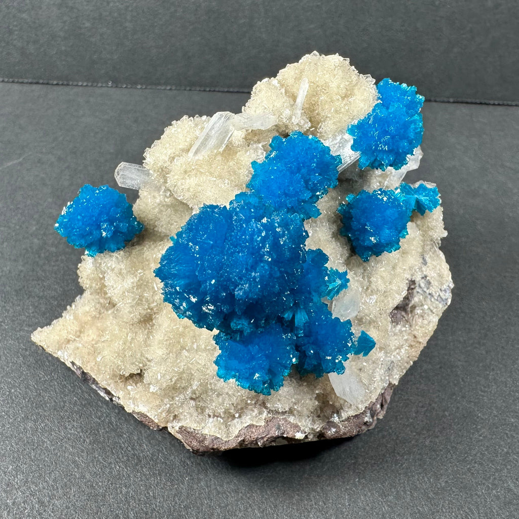 Cavansite with Stilbite on Matrix from Pune, Maharashtra, India | Minerals | Wiccan Center
