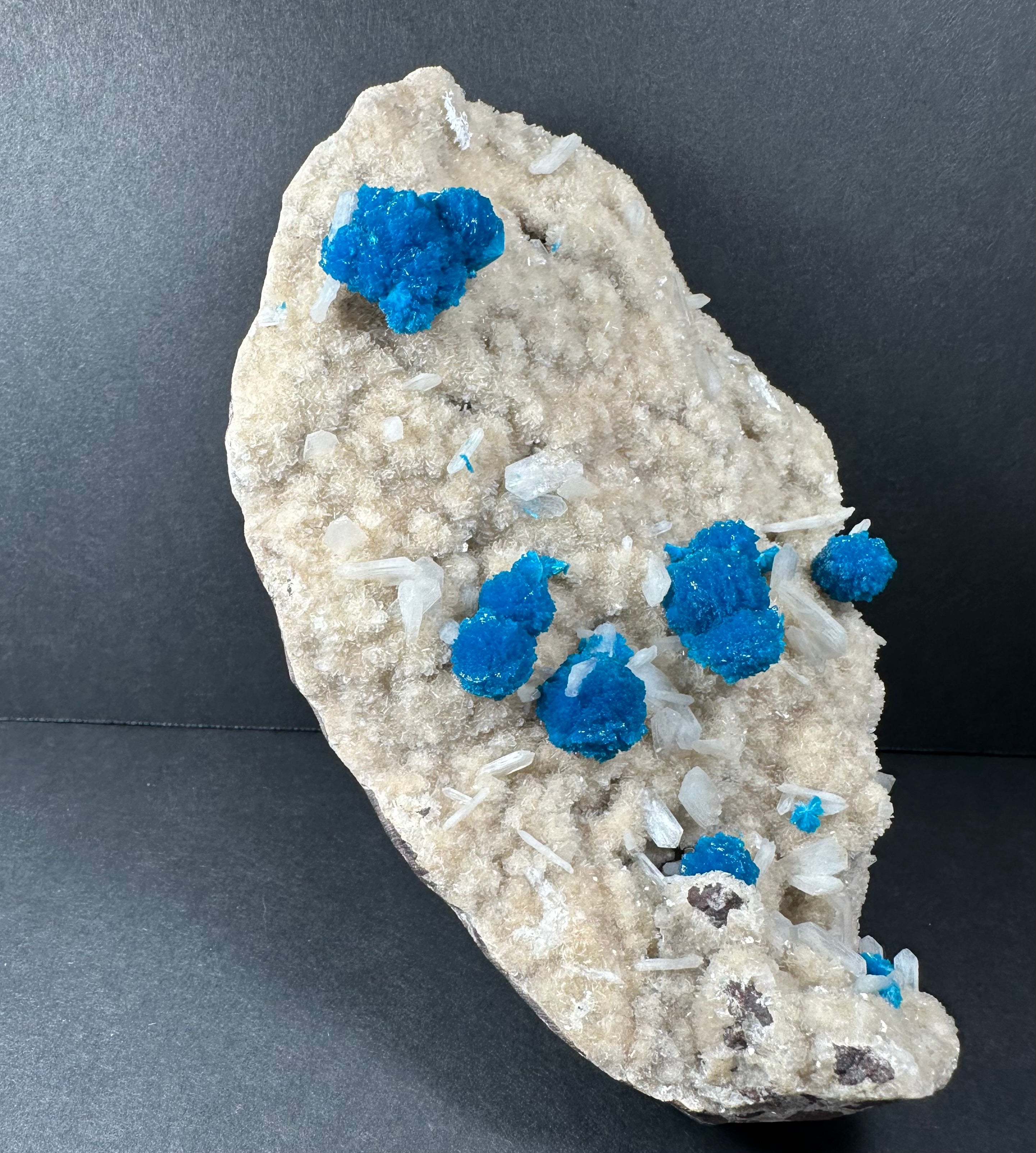 Cavansite with Stilbite on Matrix Maharashtra, Pune, India | Minerals | Wiccan Center