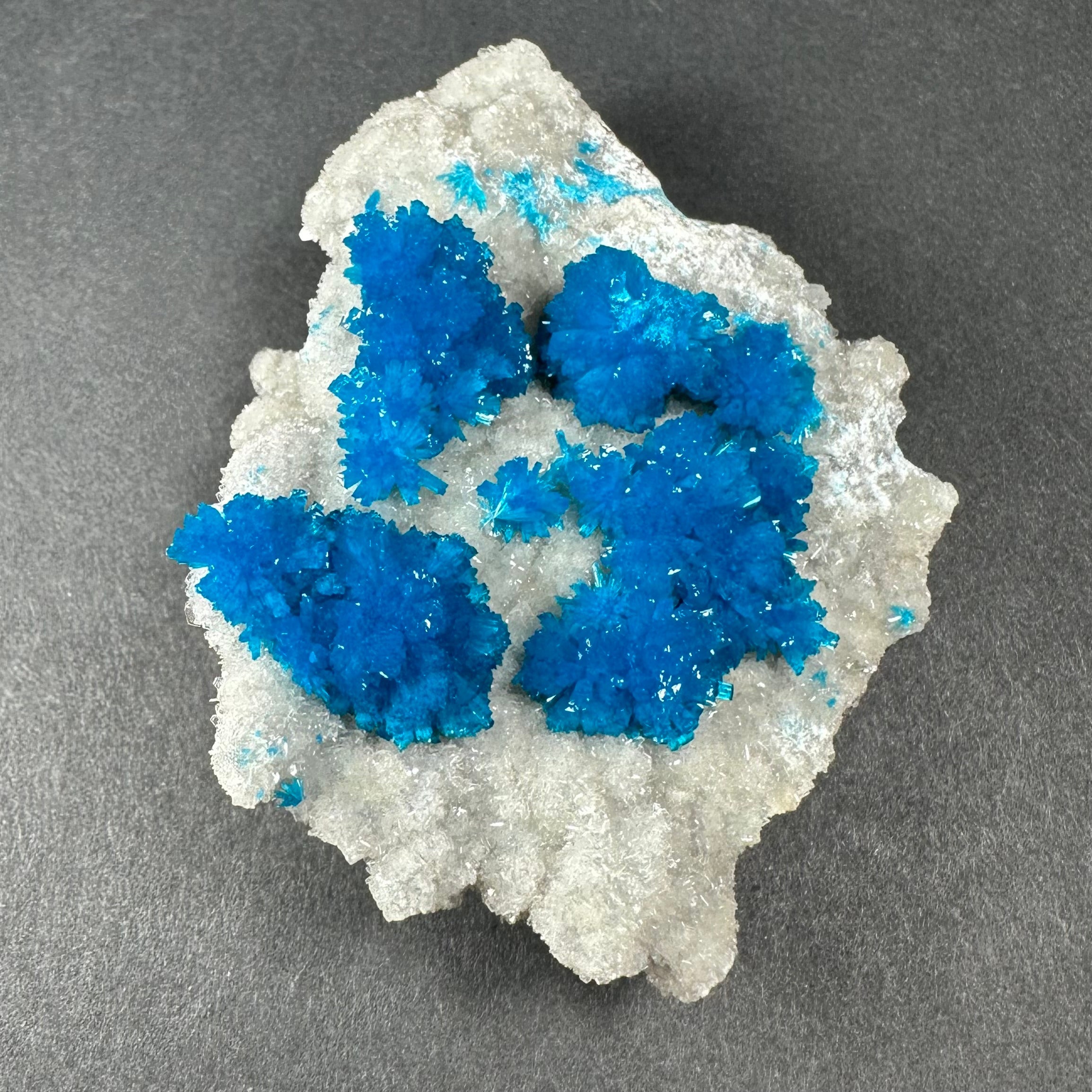 Cavansite with White Stilbite on Matrix Maharashtra, Pune, India | Minerals | Wiccan Center