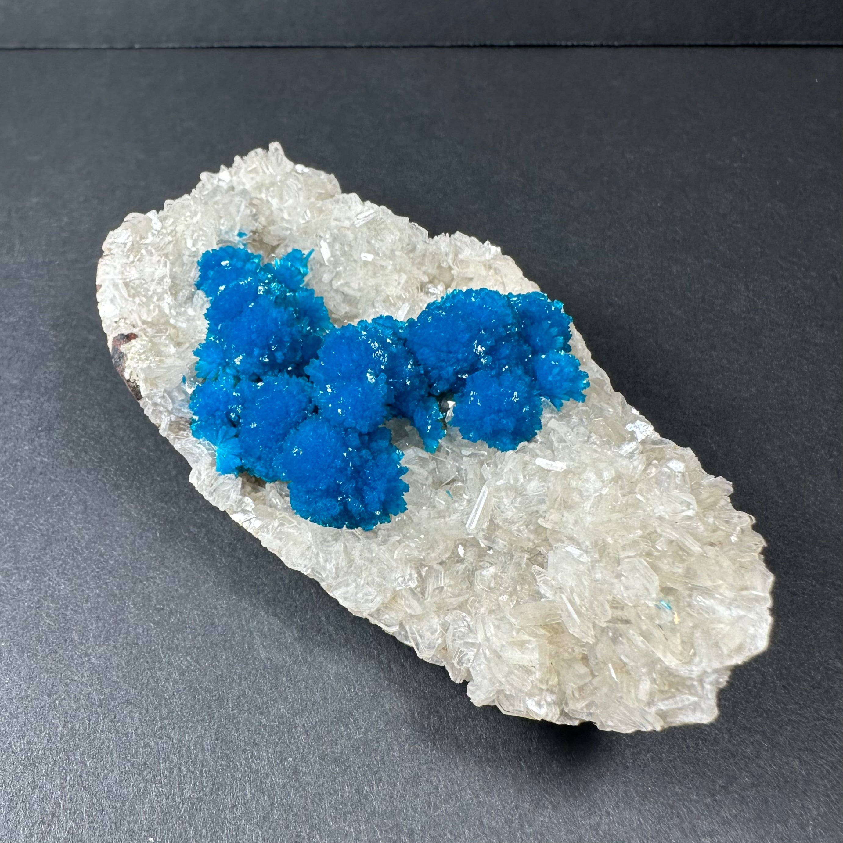 Cavansite with Stilbite on Matrix from Pune, India | Minerals | Wiccan Center