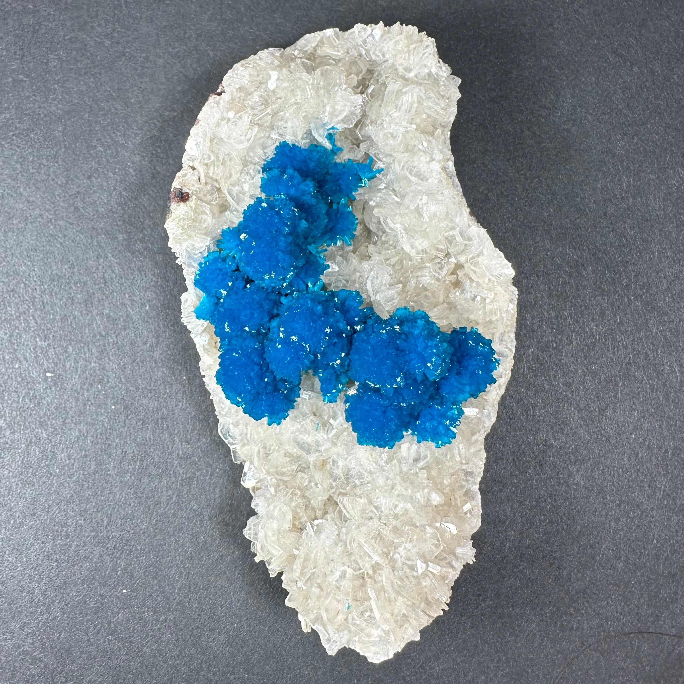 Cavansite with Stilbite on Matrix from Pune, India | Minerals | Wiccan Center