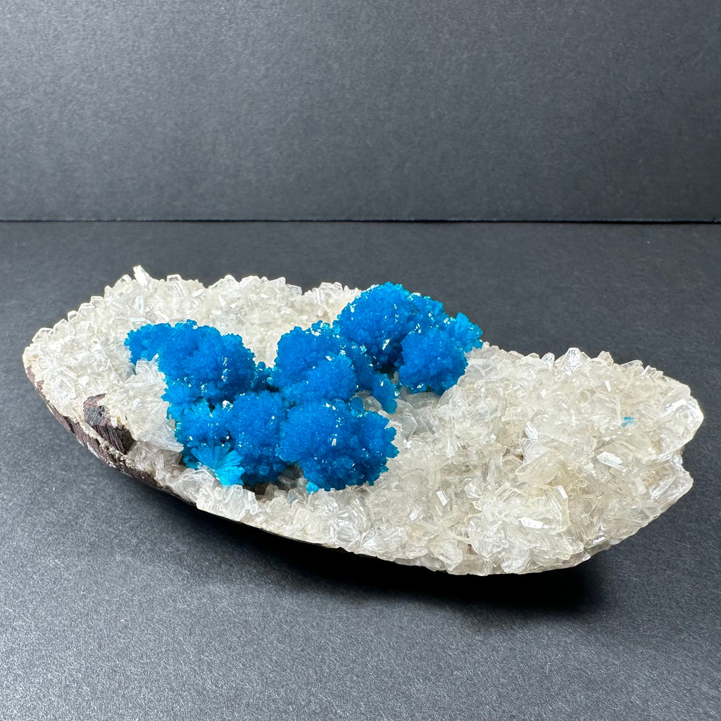 Cavansite with Stilbite on Matrix from Pune, India | Minerals | Wiccan Center