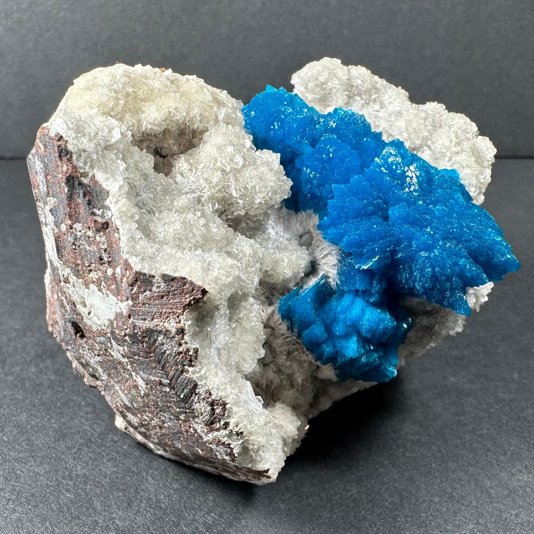 Cavansite with Stilbite on Matrix from Maharashtra, Pune, India | Minerals | Wiccan Center