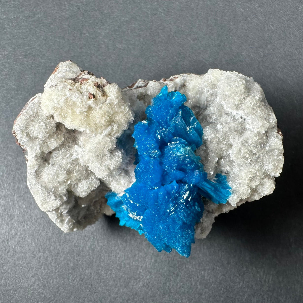 Cavansite with Stilbite on Matrix from Maharashtra, Pune, India | Minerals | Wiccan Center