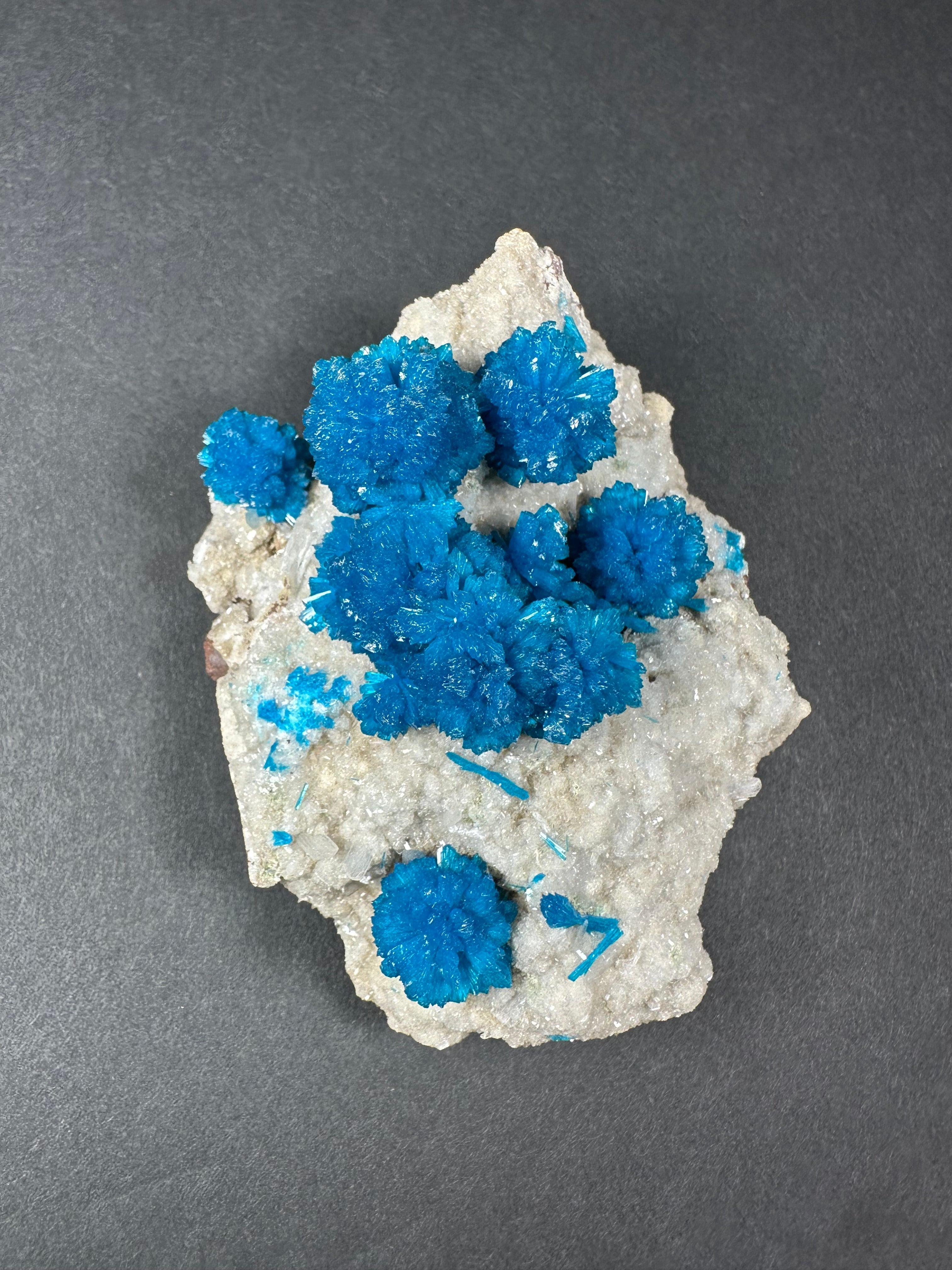 Cavansite with Stilbite on Matrix from Maharashtra, Pune, India | Minerals | Wiccan Center