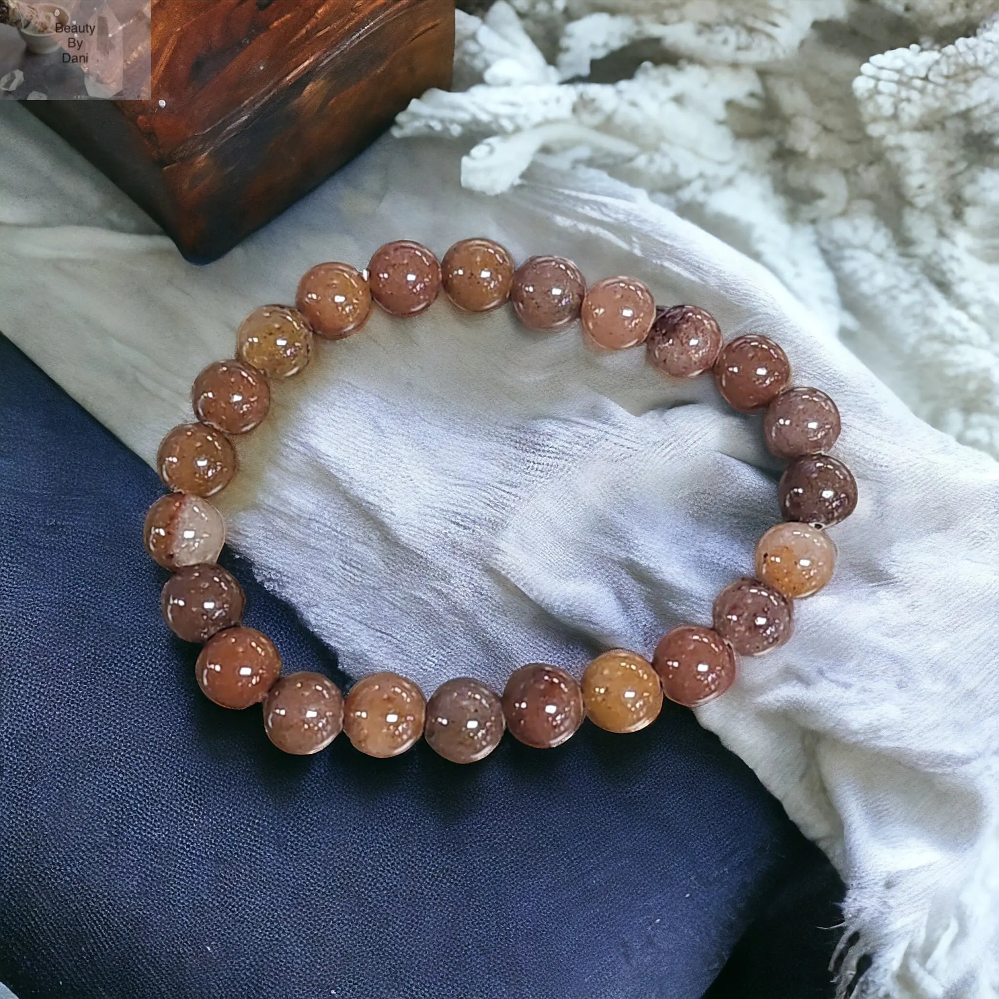 Purple Aventurine Bracelet - 8mm Beads