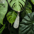 Clear Quartz Healing Necklace on Leather Cord