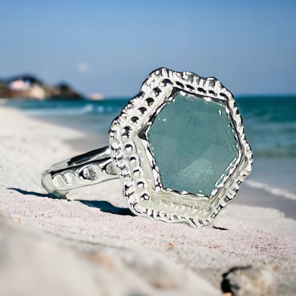 Hex Gemstone Ring | Rings | Wiccan Center