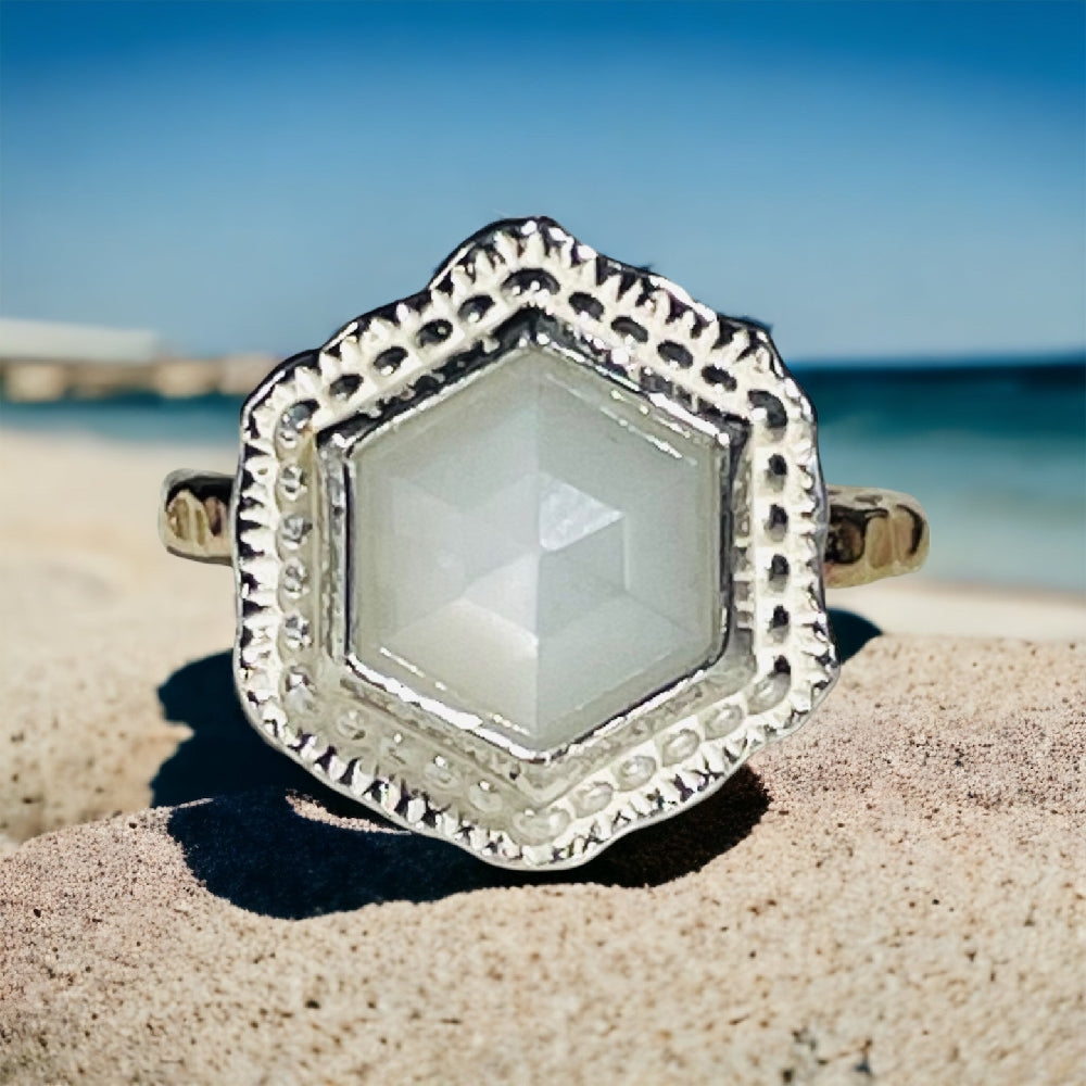 Hex Gemstone Ring | Rings | Wiccan Center