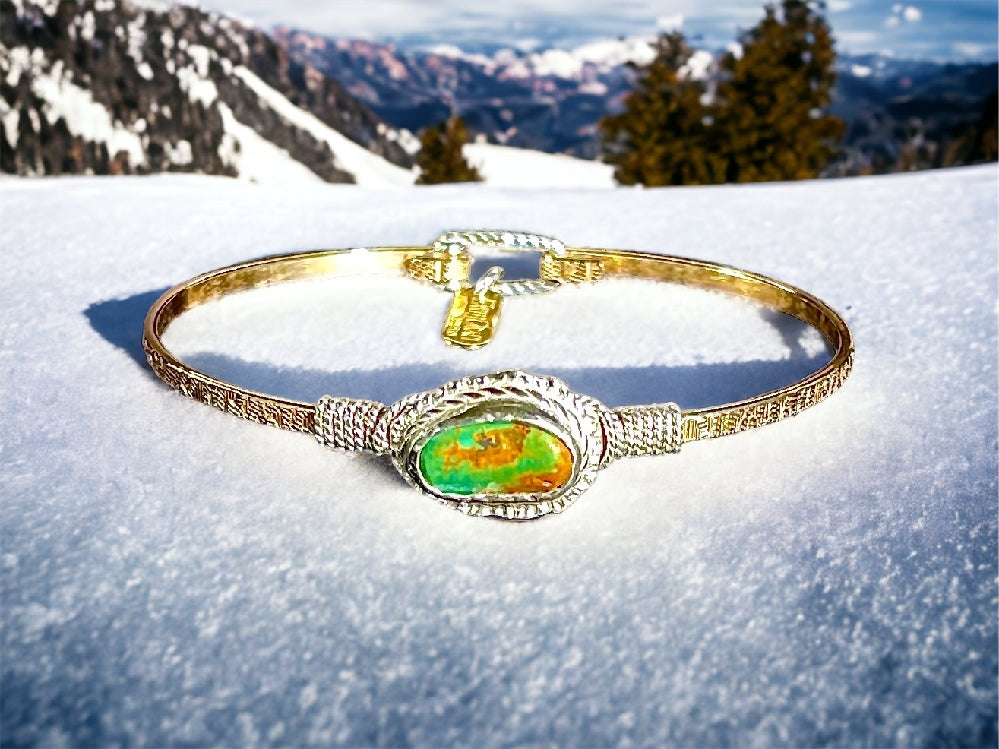 Kingman Turquoise Bracelet | Bracelet | Wiccan Center