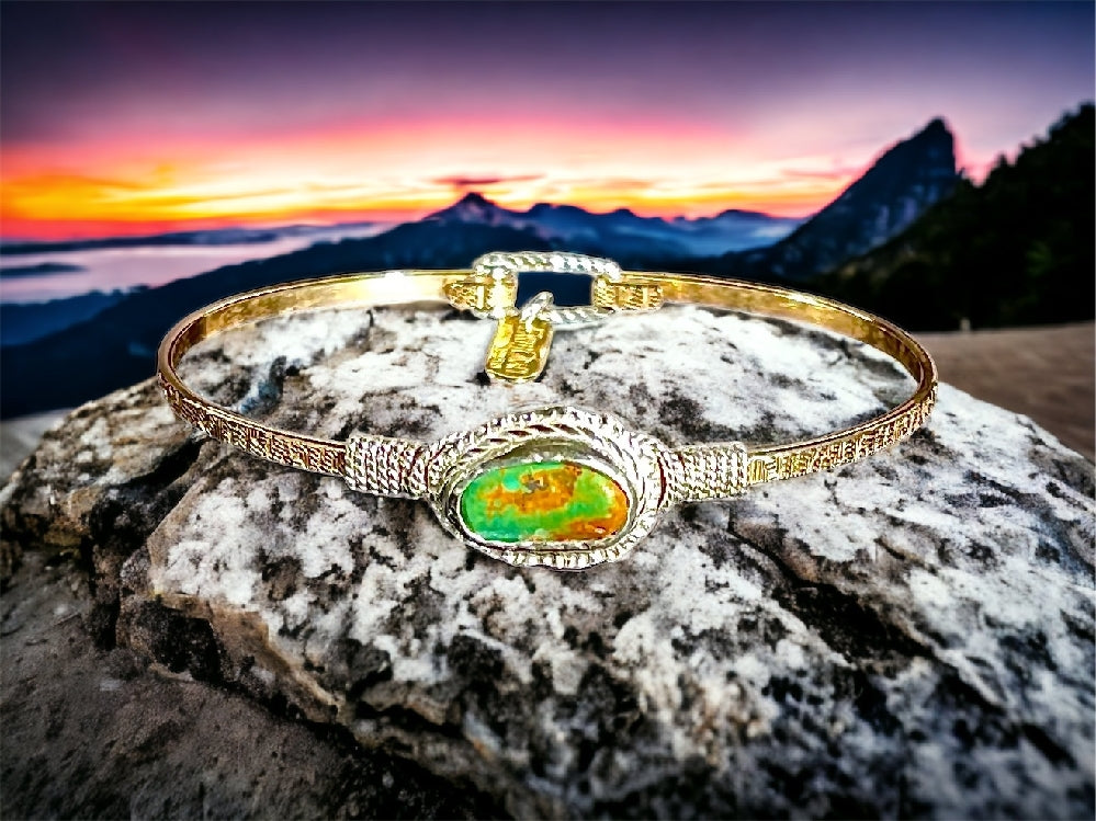 Kingman Turquoise Bracelet | Bracelet | Wiccan Center