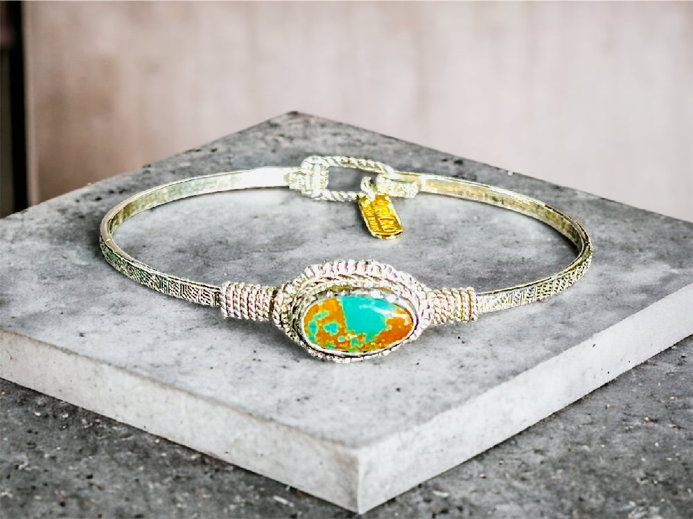 Kingman Turquoise Bracelet | Bracelet | Wiccan Center