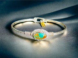 Kingman Turquoise Bracelet | Bracelet | Wiccan Center