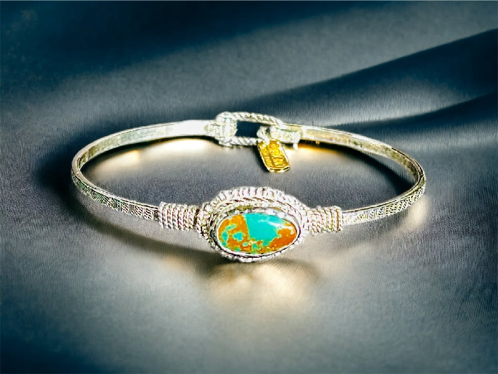 Kingman Turquoise Bracelet | Bracelet | Wiccan Center