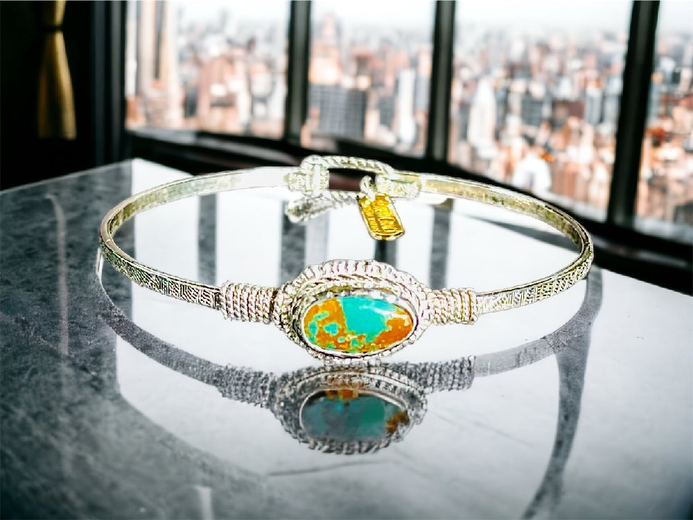 Kingman Turquoise Bracelet | Bracelet | Wiccan Center
