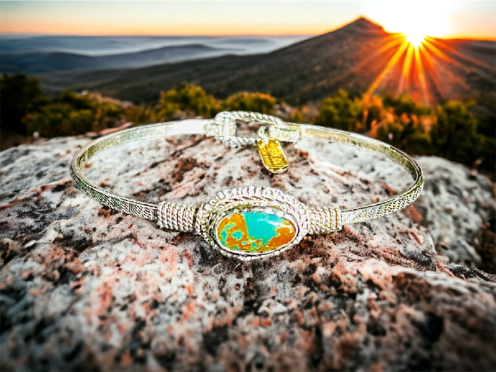 Kingman Turquoise Bracelet | Bracelet | Wiccan Center