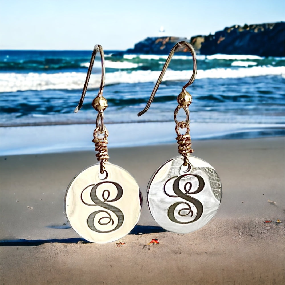 Monogram Earrings | Earrings | Wiccan Center