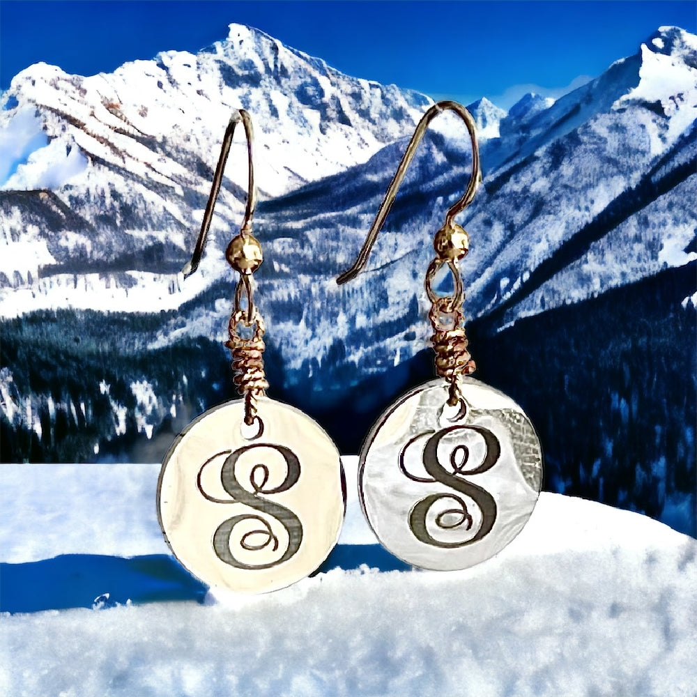 Monogram Earrings | Earrings | Wiccan Center