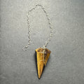 Stone Pendulum with Chain | Lapidary | Wiccan Center