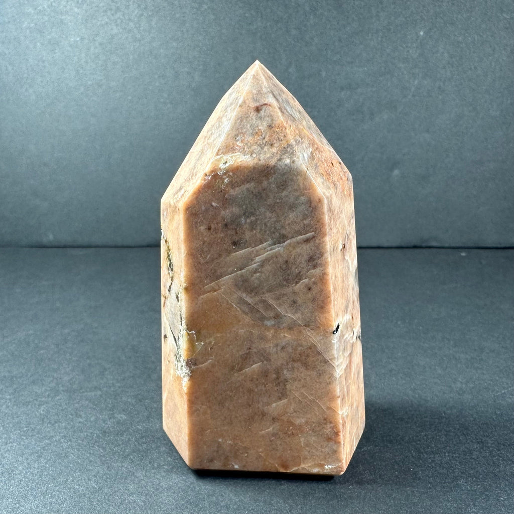 Peach Moonstone Tower from Brazil | Lapidary | Wiccan Center