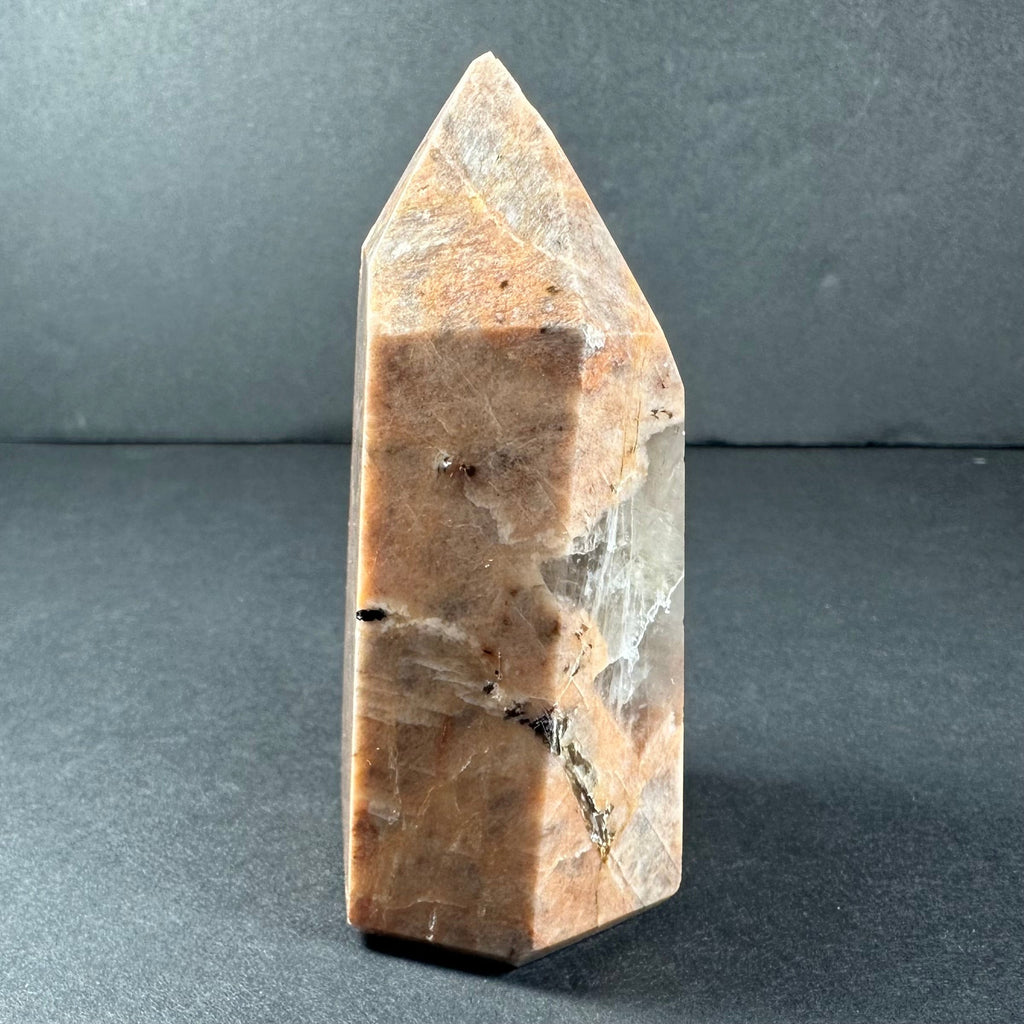Peach Moonstone Tower from Brazil | Lapidary | Wiccan Center