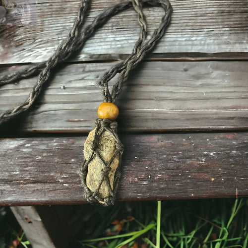 Adjustable Amethyst Crochet Necklace | Necklace | Wiccan Center