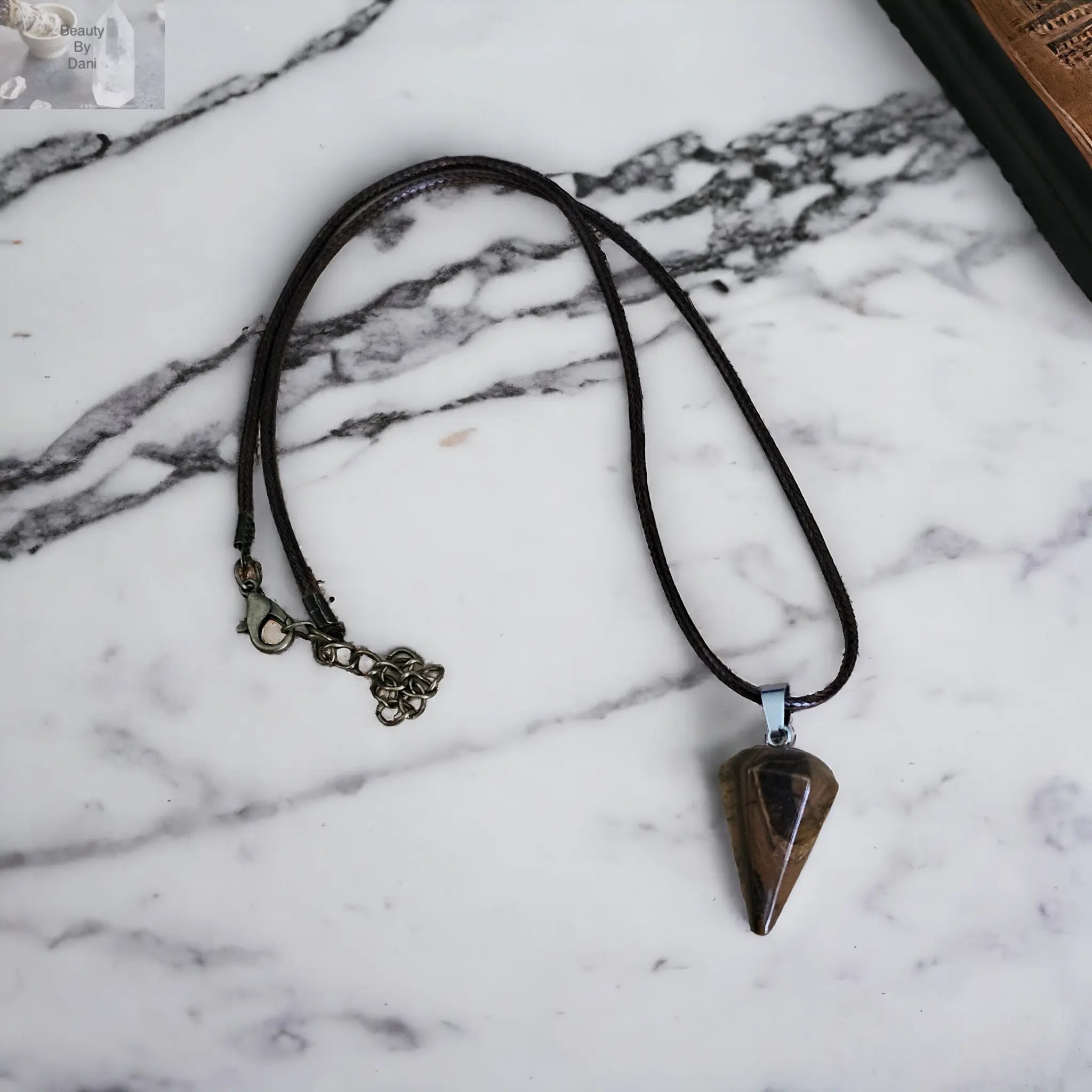 Tiger's Eye Grounding Necklace