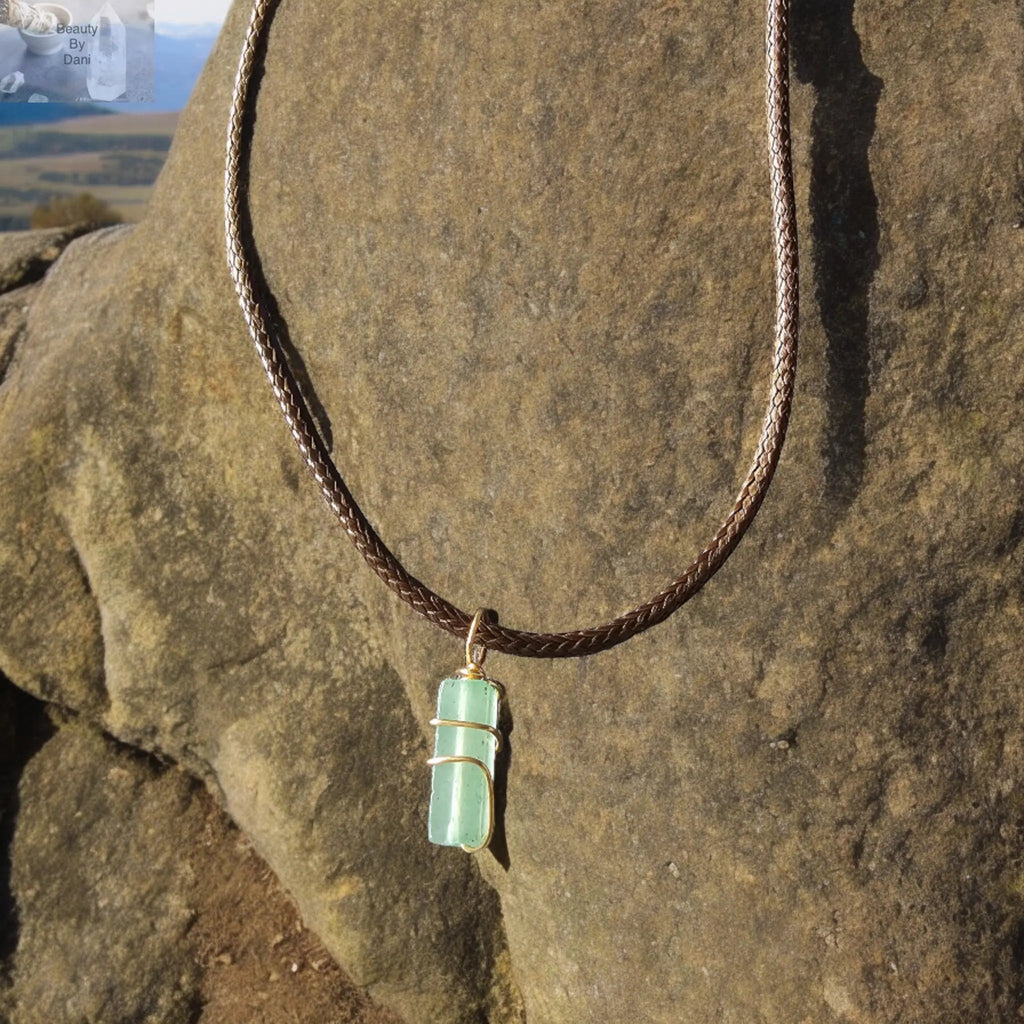 Aventurine Earrings and Necklace Set