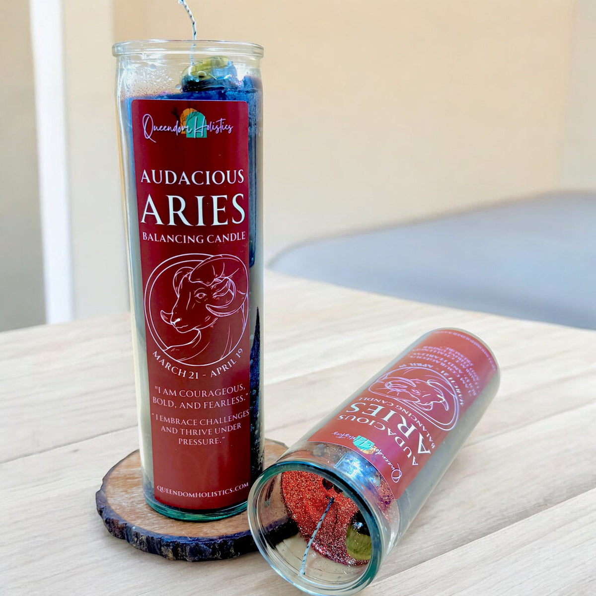 Zodiac Intention Candle - Aries | Zodiac Candle | Wiccan Center