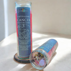 Zodiac Intention Candle - Cancer | Zodiac Candle | Wiccan Center