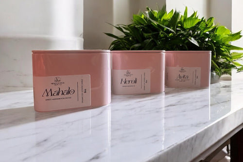 8oz Pink Tin Candles - 3 scents! -- by Moon Water Apothecary | | Wiccan Center