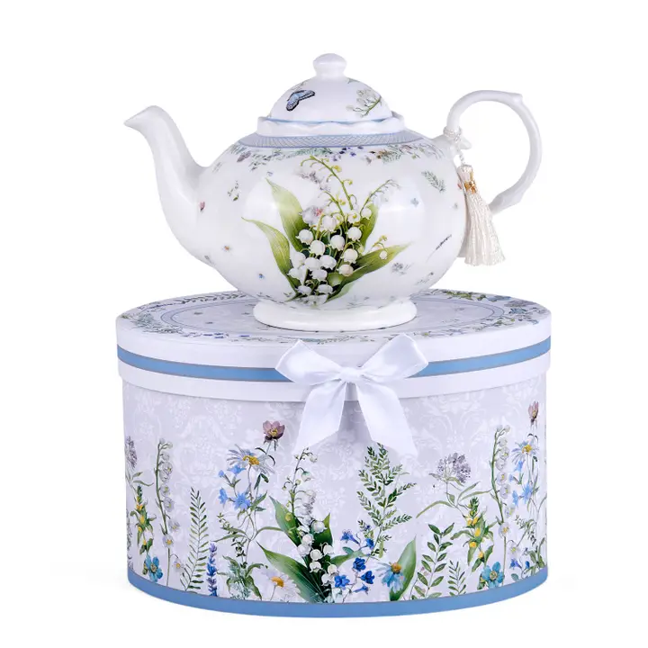 Lily of the Valley Fine China Teapot | Gifts | Wiccan Center
