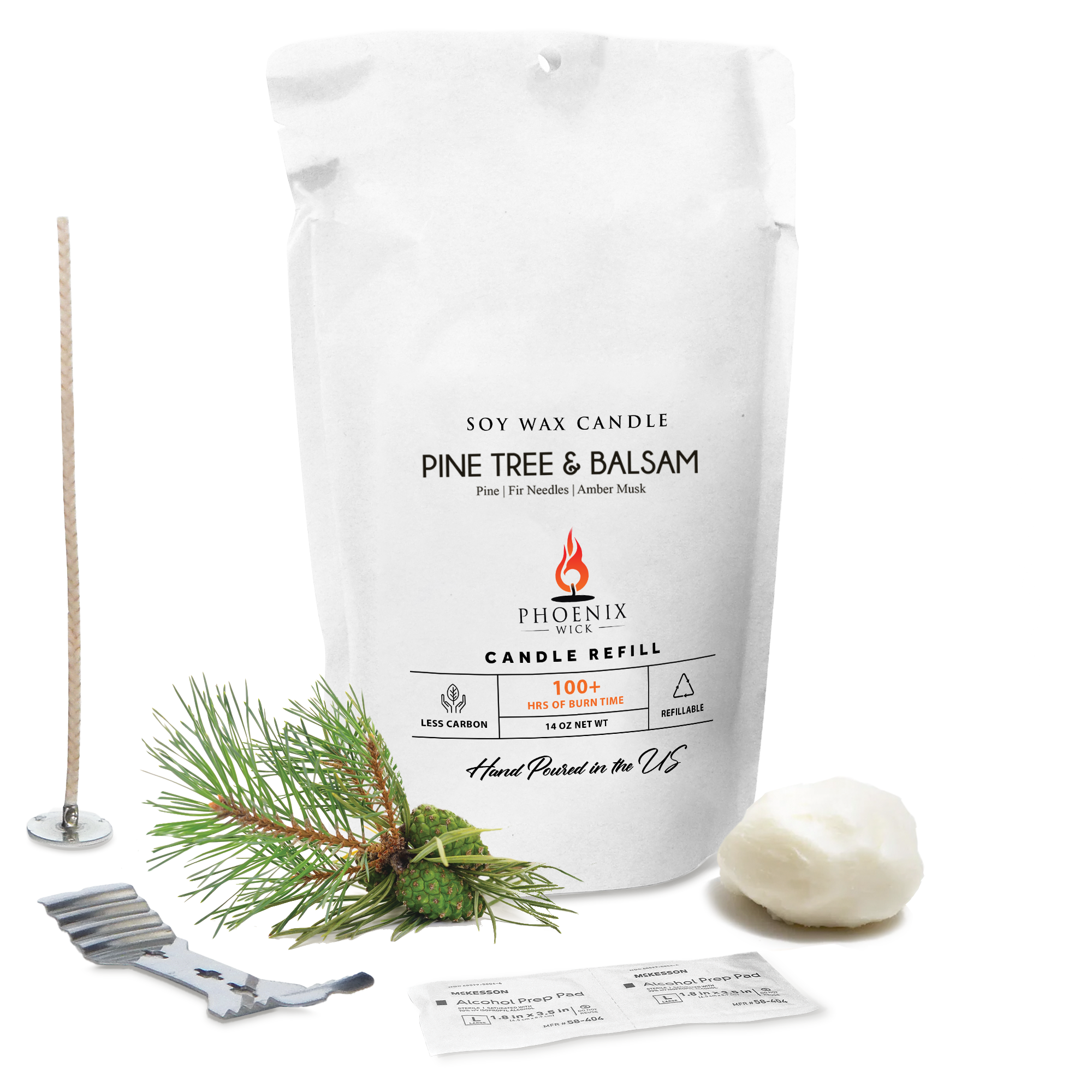 Pine Tree & Balsam - Candle Making Kit | Candles | Wiccan Center