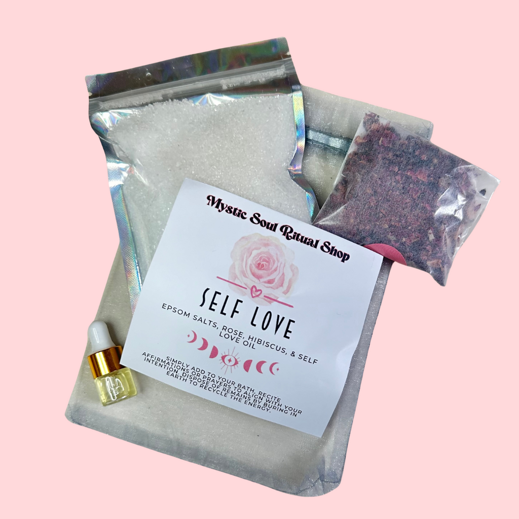 Self Love Bath Ritual Salt | Bath Additives | Wiccan Center