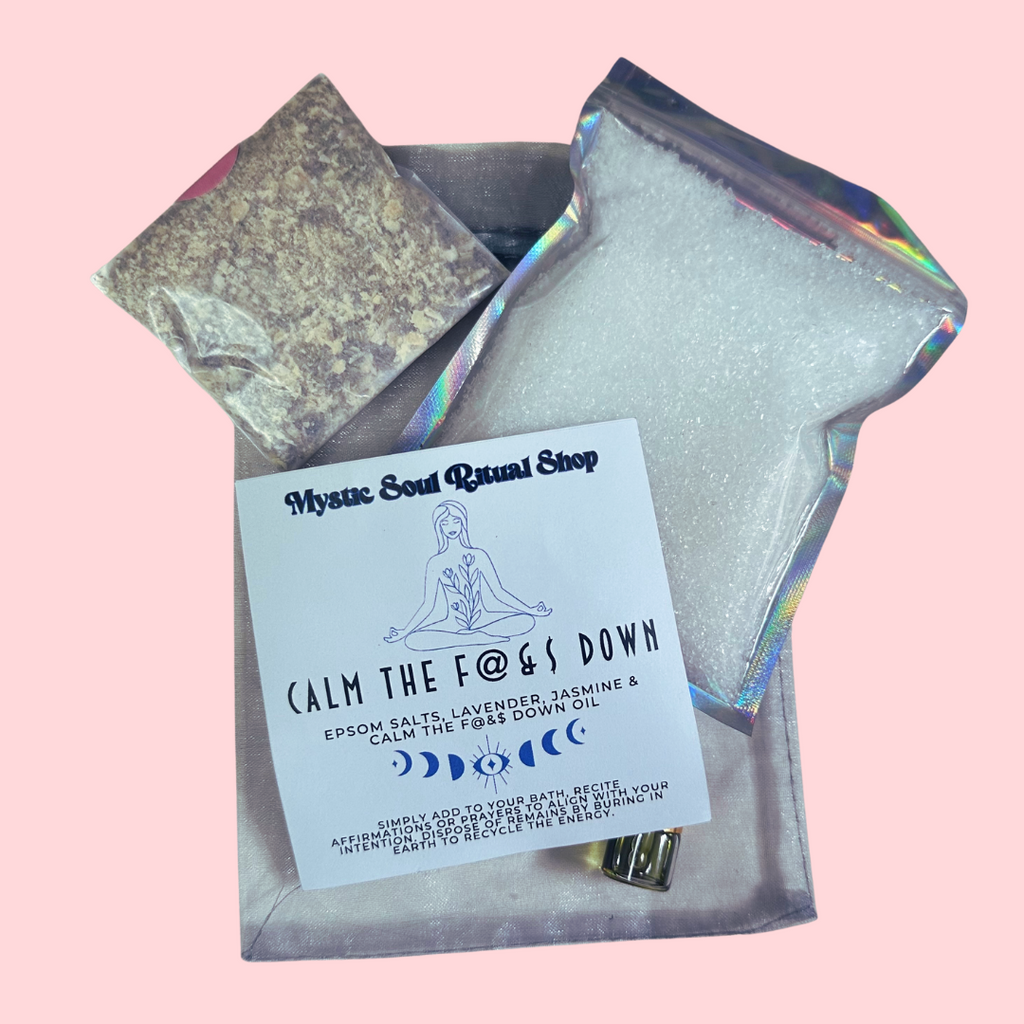 Calm the F Down Ritual Bath Salt | Bath Additives | Wiccan Center