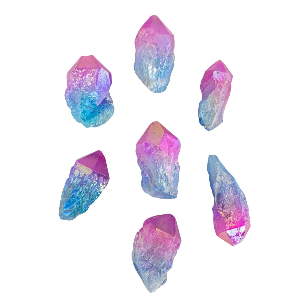 Blue & Pink Aura Quartz Point 1lb | | Wiccan Center