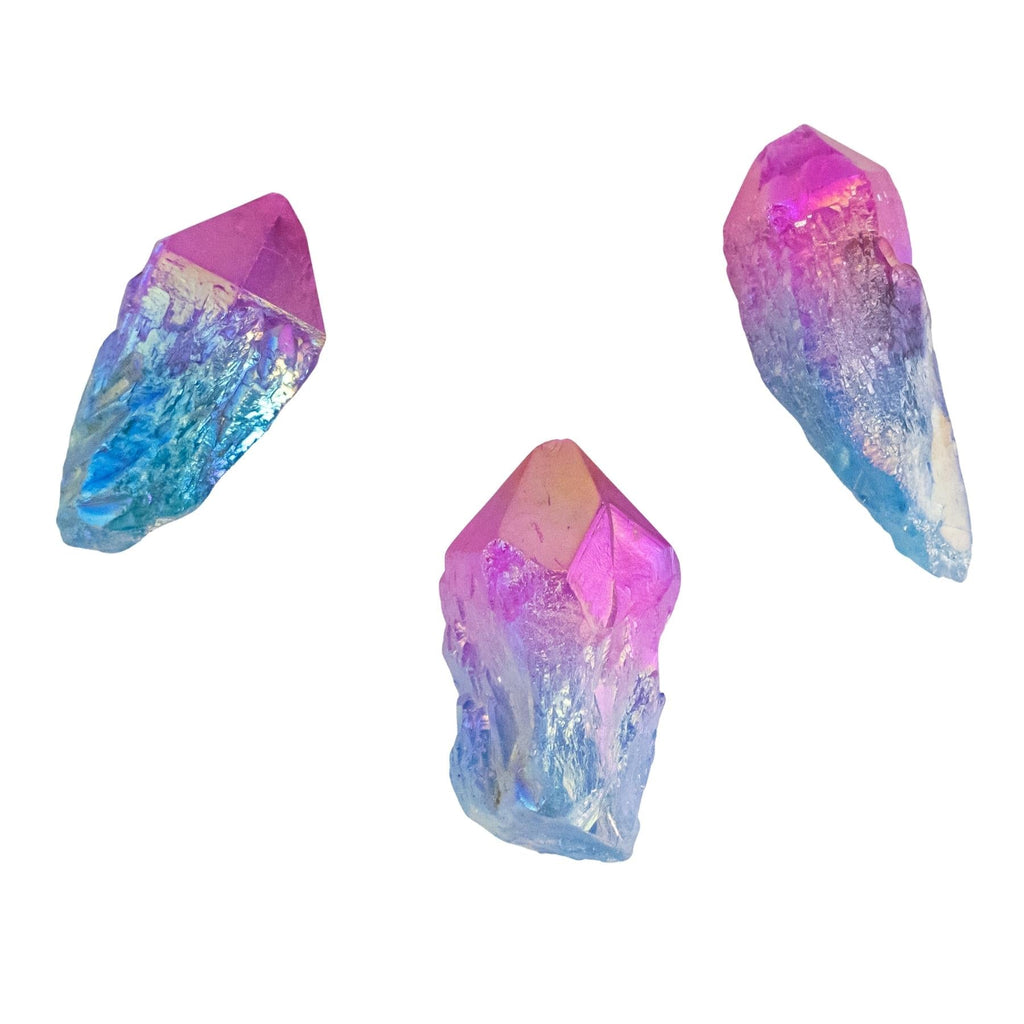 Blue & Pink Aura Quartz Point 1lb | | Wiccan Center