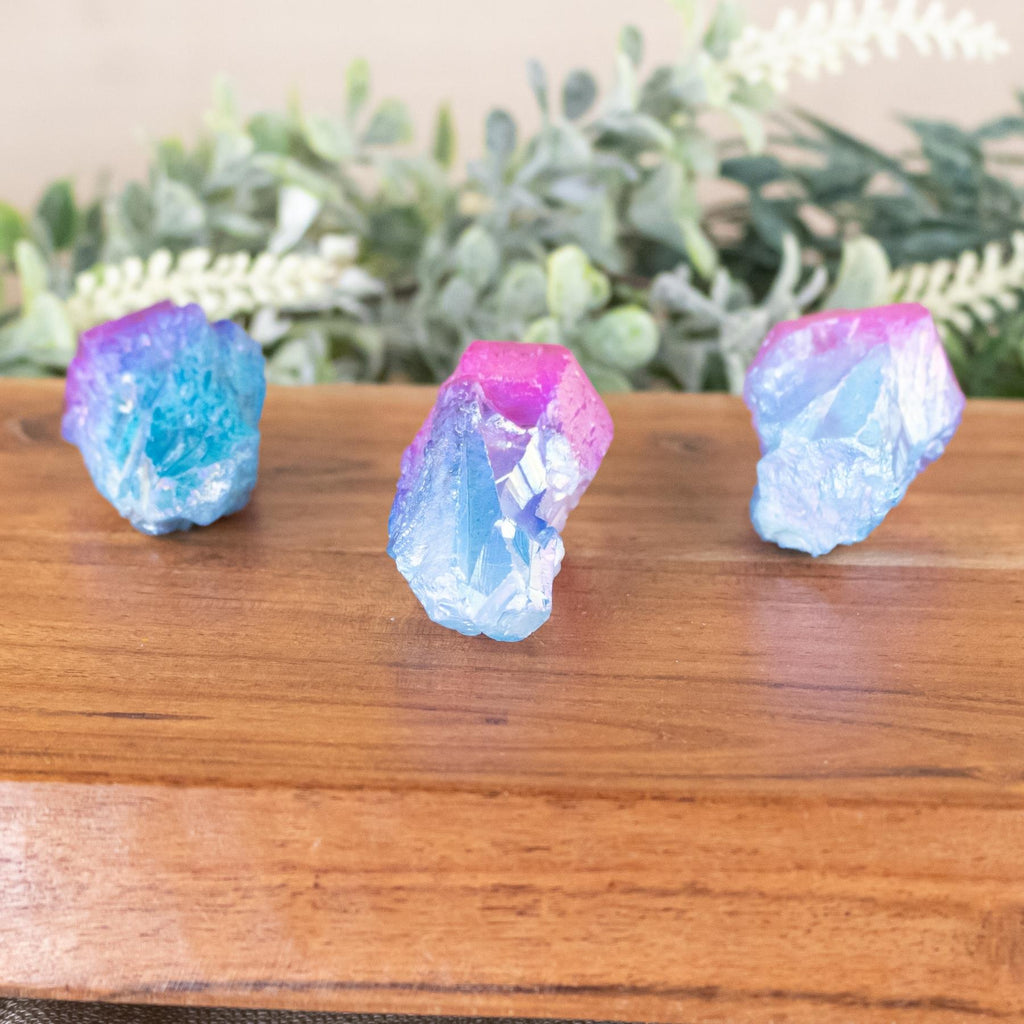 Blue & Pink Aura Quartz Point 1lb | | Wiccan Center