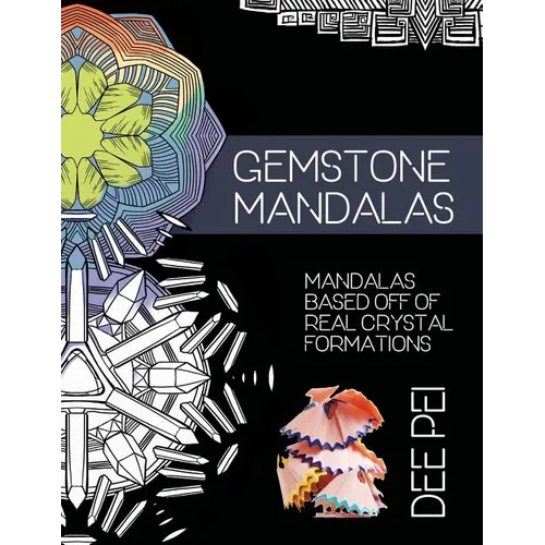 Gemstone Mandalas Coloring Book: A meditative coloring book experience for all ages. - Paperback | Books | Wiccan Center