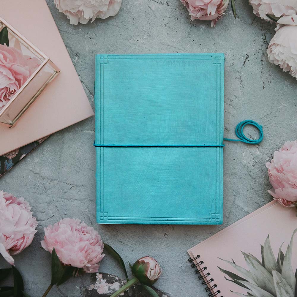 Plain Cover Leather Journal with Lined Pages | Journal | Wiccan Center