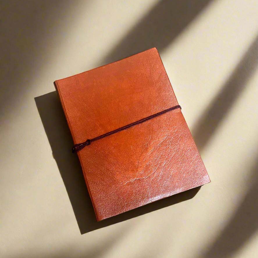 Plain Cover Leather Journal with Lined Pages | Journal | Wiccan Center