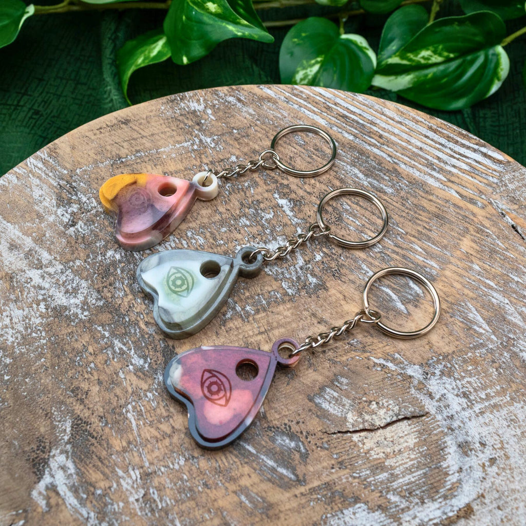 Planchette Resin Keychain | | Wiccan Center