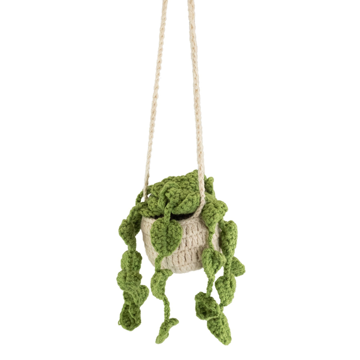Plant Crochet Hanging Basket Car Accessory | | Wiccan Center